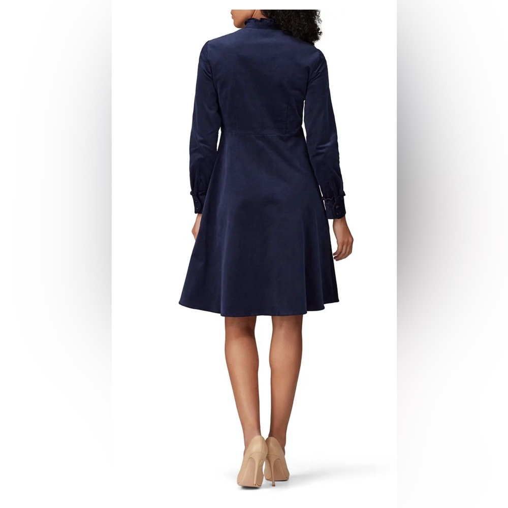 Draper James Blue Corduroy Dress- Size 8 - Picture 4 of 9